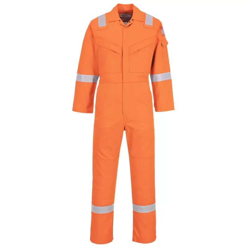Portwest FR21 Szuper könnyített lángálló overál, 210g Narancs - XXL | Kiárusítás