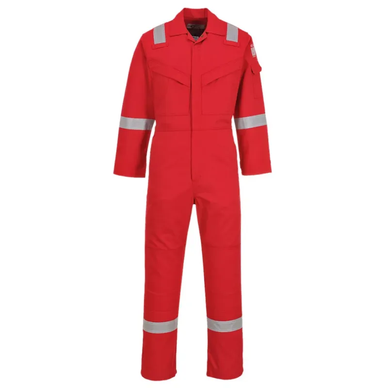 Olcsóbb - Portwest FR50 Lángálló, antisztatikus overál, 350g Piros - M