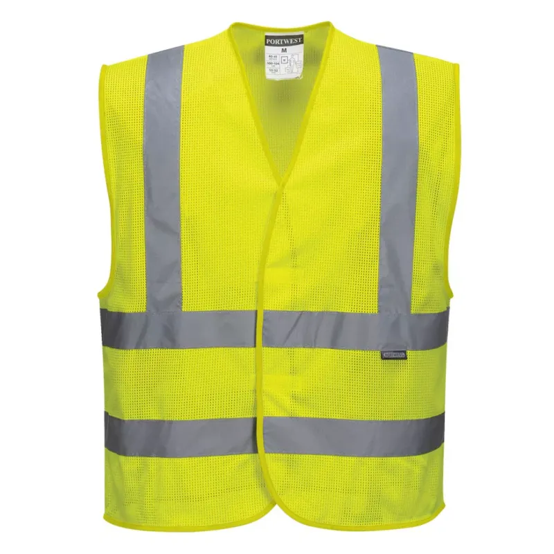 Portwest C370 MeshAir Band & Brace mellény Sárga - 4XL/5XL - Rendeld meg most