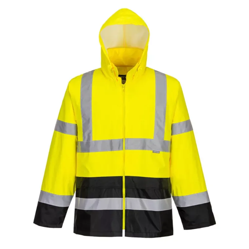 Portwest H443 Hi-Vis Classic Contrast esődzseki Sárga/Fekete - M - Akciós ár
