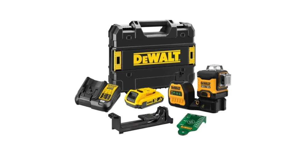 DeWALT AKU Cross lézer - készlet DCE089D1G18 - Népszerű