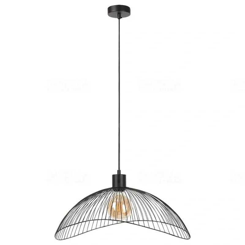 Rábalux 4347 Iduna Függeszték matt fekete E27 1x MAX 60W IP20 - Legjobb ár